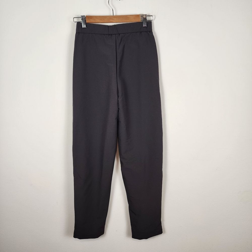 OGL NWT FuzzLuxe High Waisted Straight Leg Pull On Pant Deep Gray Womens Size XS - Picture 2 of 8